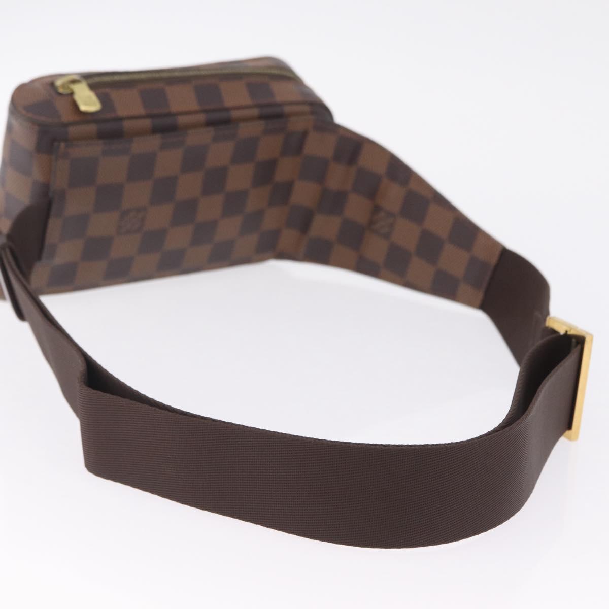 LOUIS VUITTON Damier Ebene Geronimos Shoulder Bag N51994 LV Auth ka6885