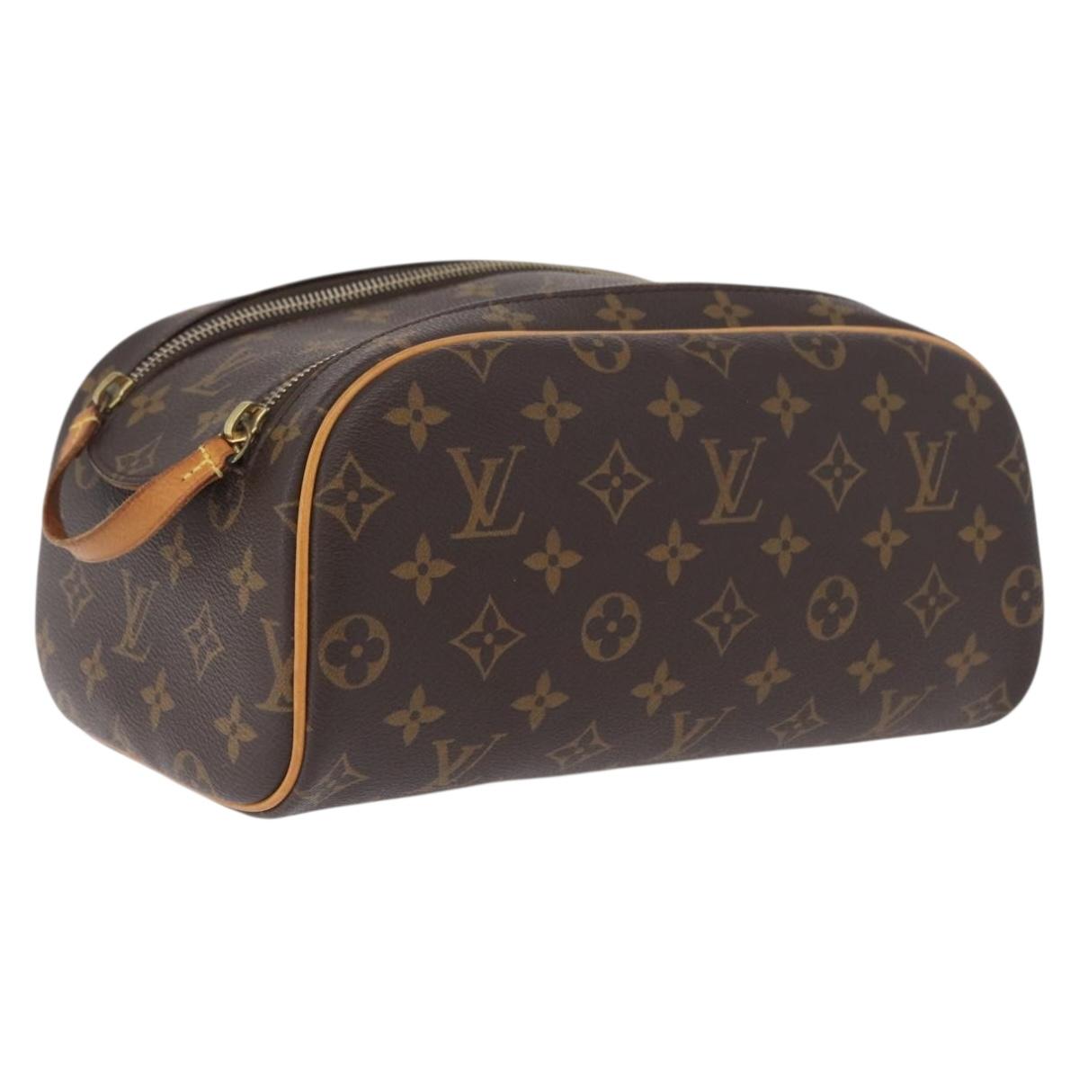 LOUIS VUITTON Monogram Trousse Toilette King Pouch M47528 LV Auth ka6897