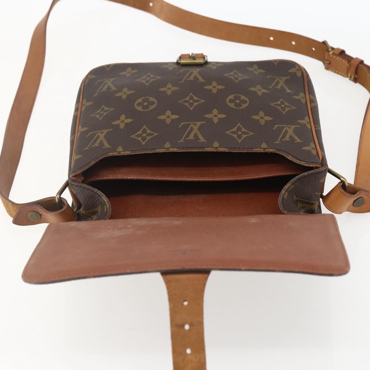 LOUIS VUITTON Monogram Cartouchiere PM Shoulder Bag M51254 LV Auth ka690