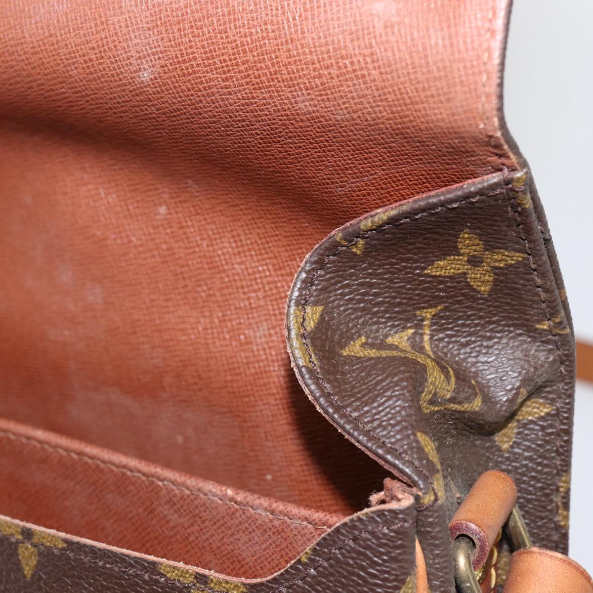 LOUIS VUITTON Monogram Cartouchiere PM Shoulder Bag M51254 LV Auth ka690