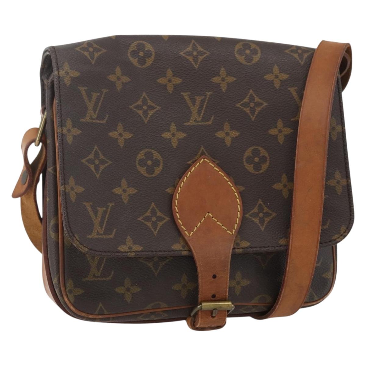 LOUIS VUITTON Monogram Cartouchiere PM Shoulder Bag M51254 LV Auth ka690