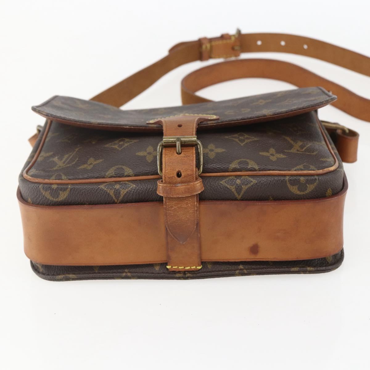 LOUIS VUITTON Monogram Cartouchiere PM Shoulder Bag M51254 LV Auth ka690
