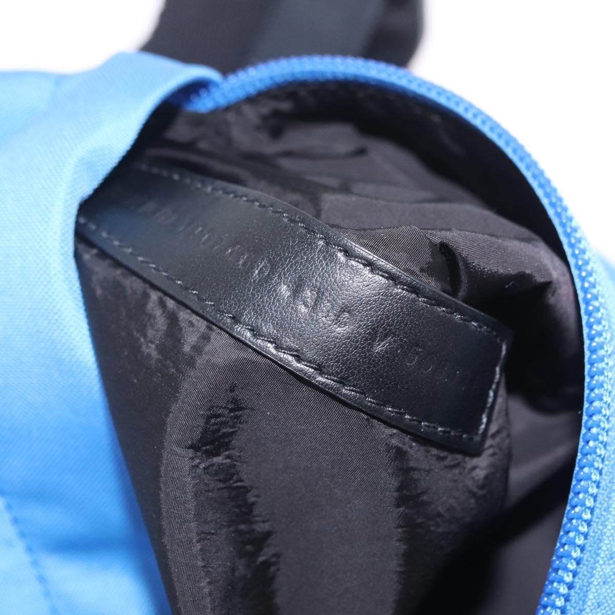 Balenciaga Backpack Canvas Blue Silver 507480 Auth ka6902A