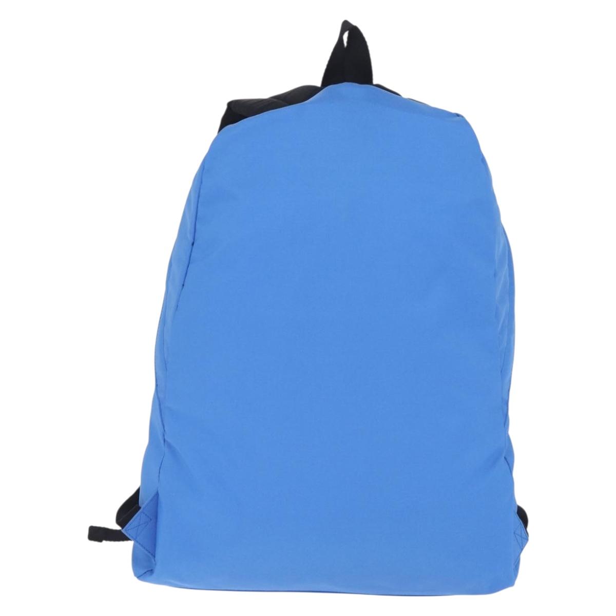 Balenciaga Backpack Canvas Blue Silver 507480 Auth ka6902A