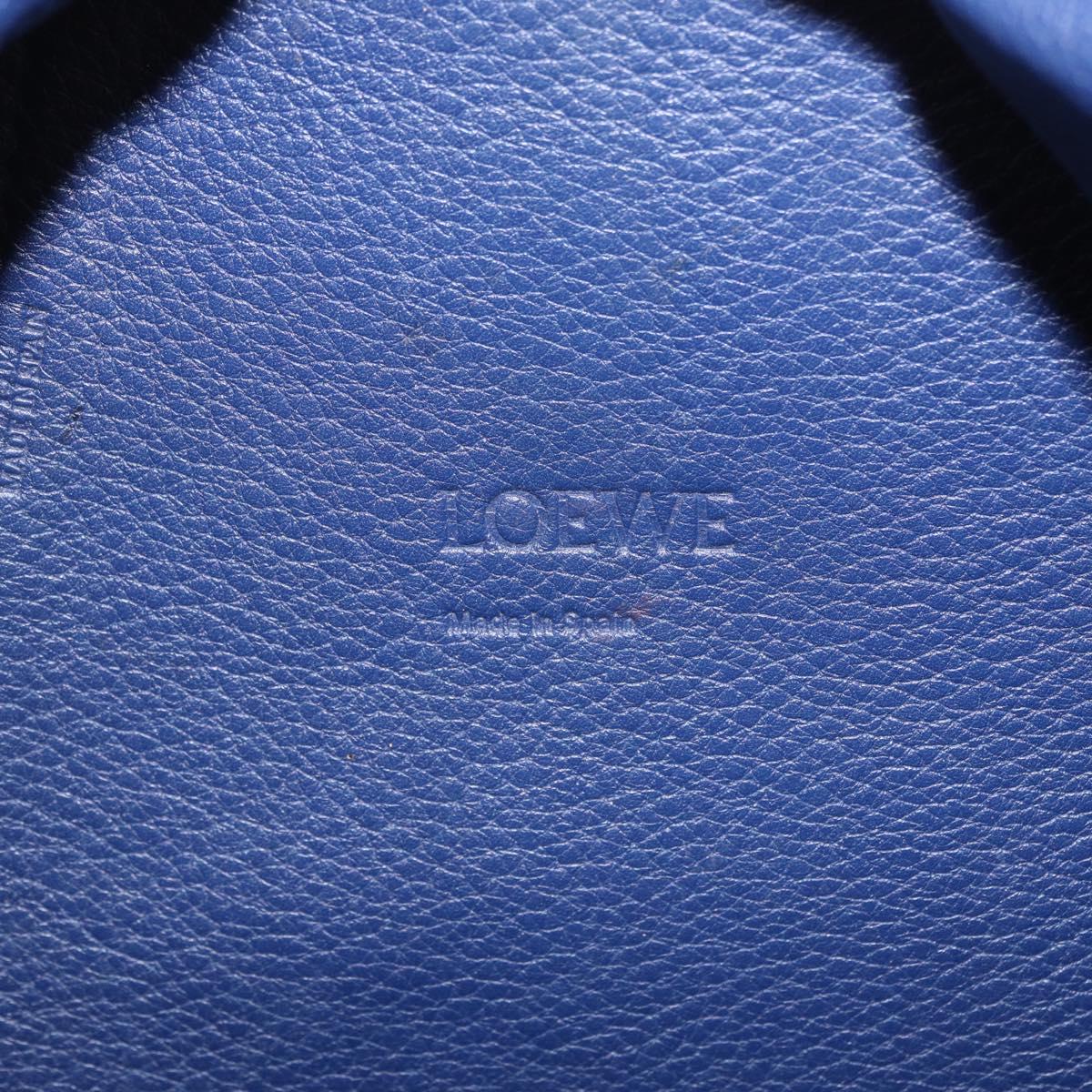 LOEWE Anton Shoulder Bag Suede Brown Gold Auth ka6903
