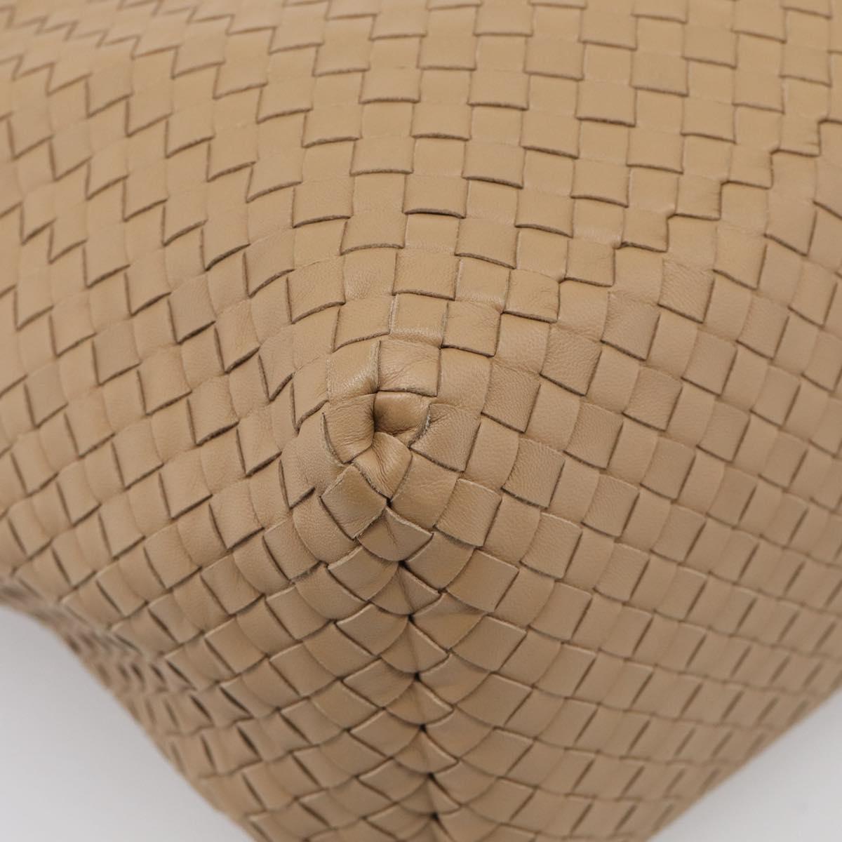 Bottega Veneta INTRECCIATO Tote Bag Leather Brown Auth ka6914V