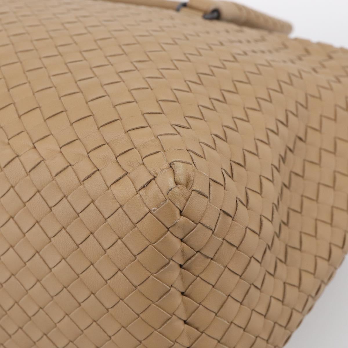 Bottega Veneta INTRECCIATO Tote Bag Leather Brown Auth ka6914V