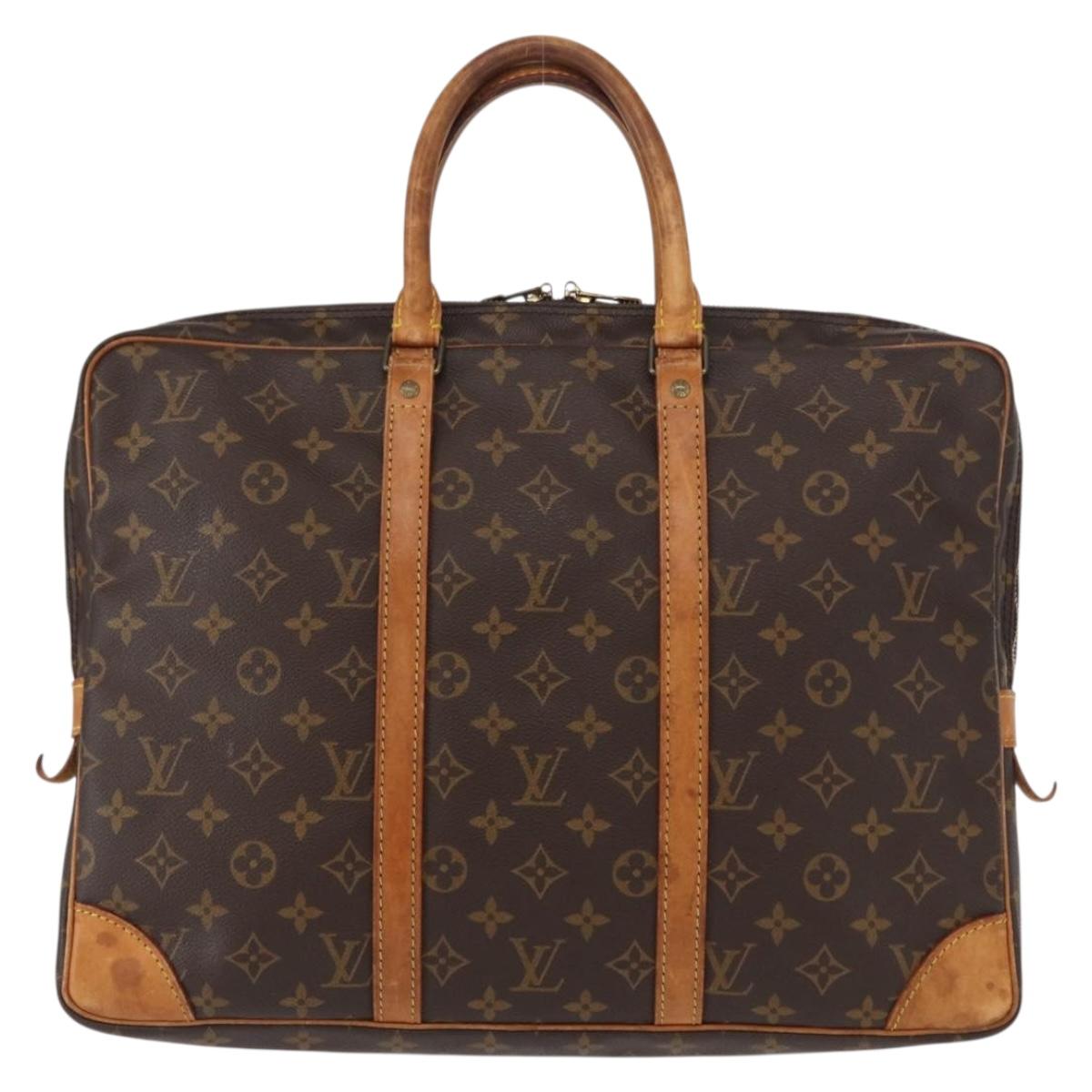 LOUIS VUITTON Monogram Porte Documents Voyage Business Bag M53361 LV Auth ka692