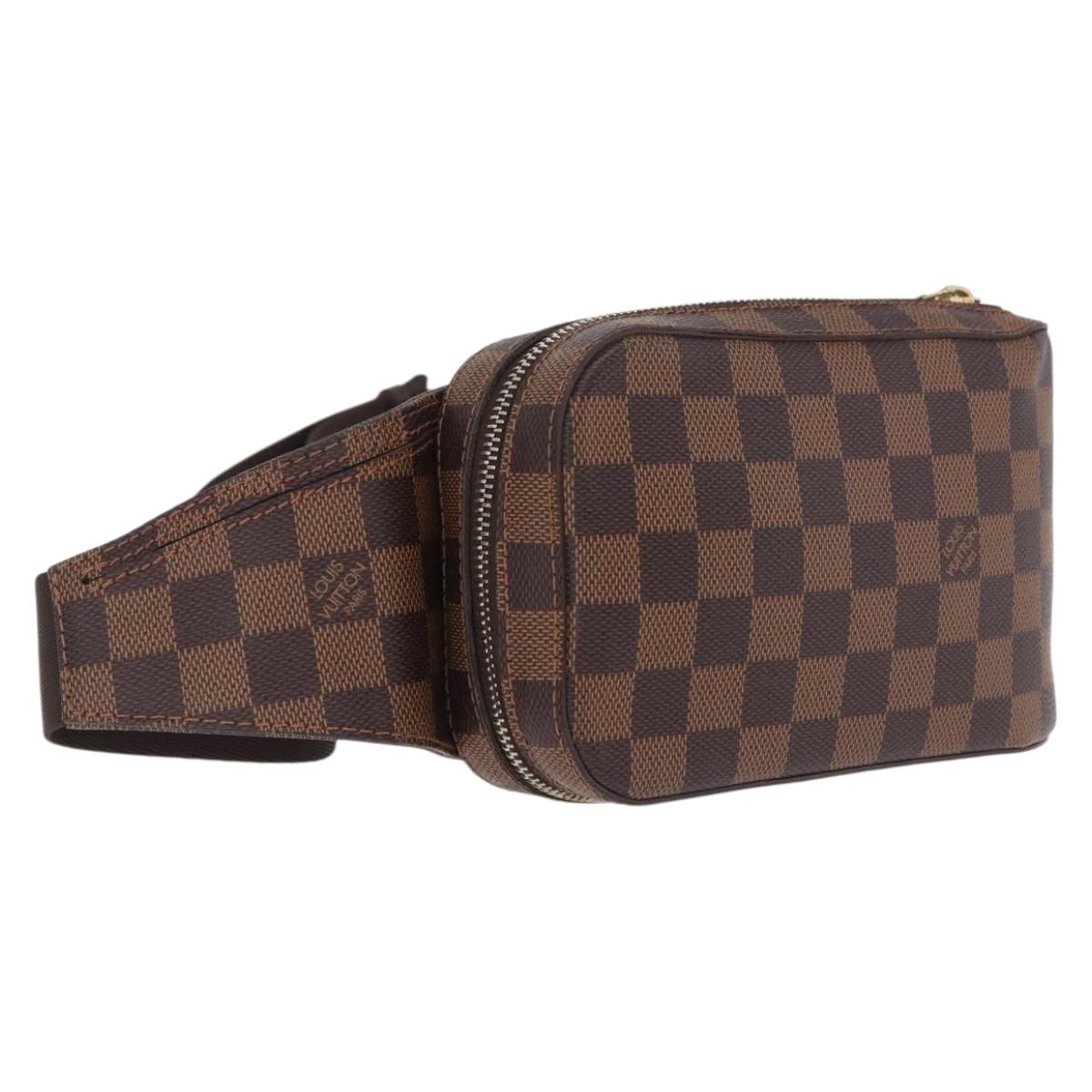LOUIS VUITTON Damier Ebene Geronimos Shoulder Bag N51994 LV Auth ka6926V