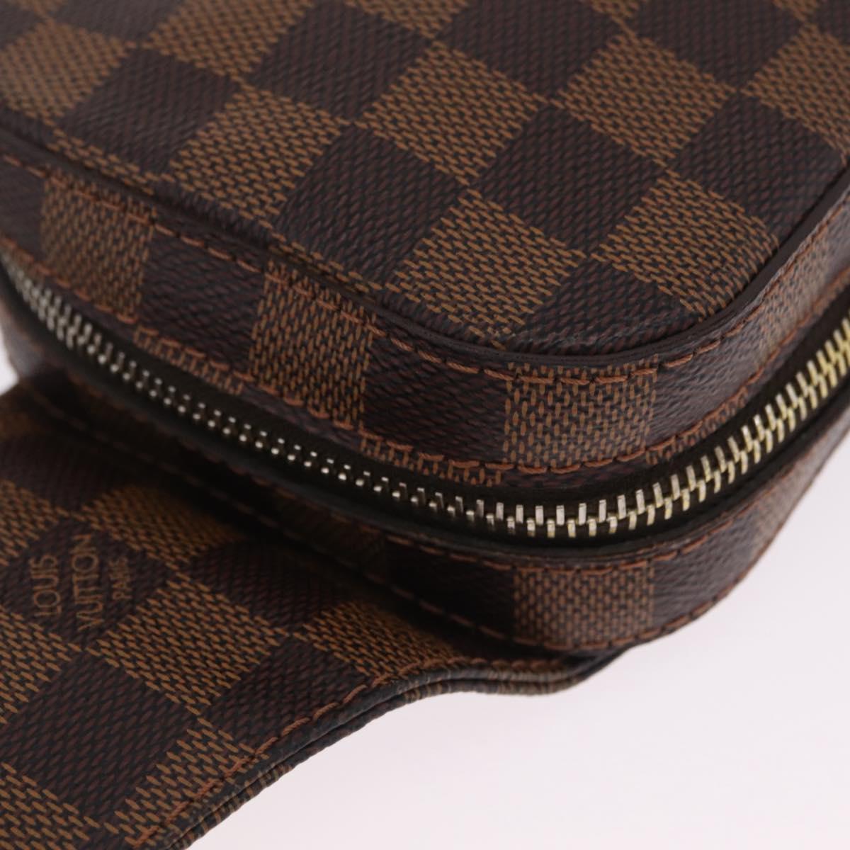 LOUIS VUITTON Damier Ebene Geronimos Shoulder Bag N51994 LV Auth ka6926V