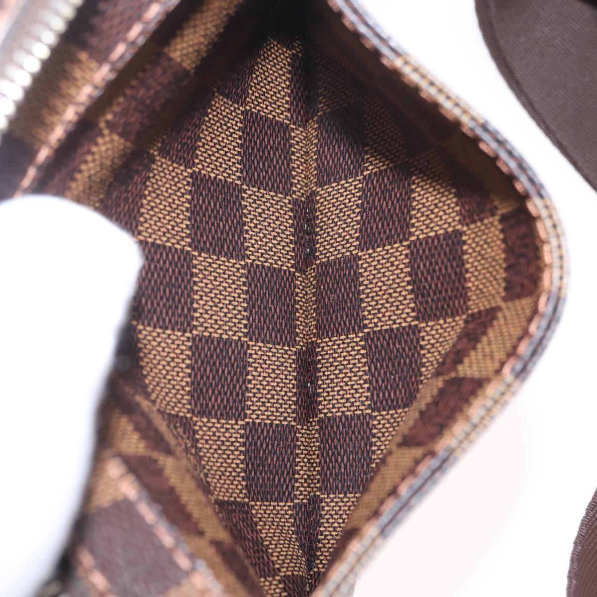 LOUIS VUITTON Damier Ebene Geronimos Shoulder Bag N51994 LV Auth ka6926V