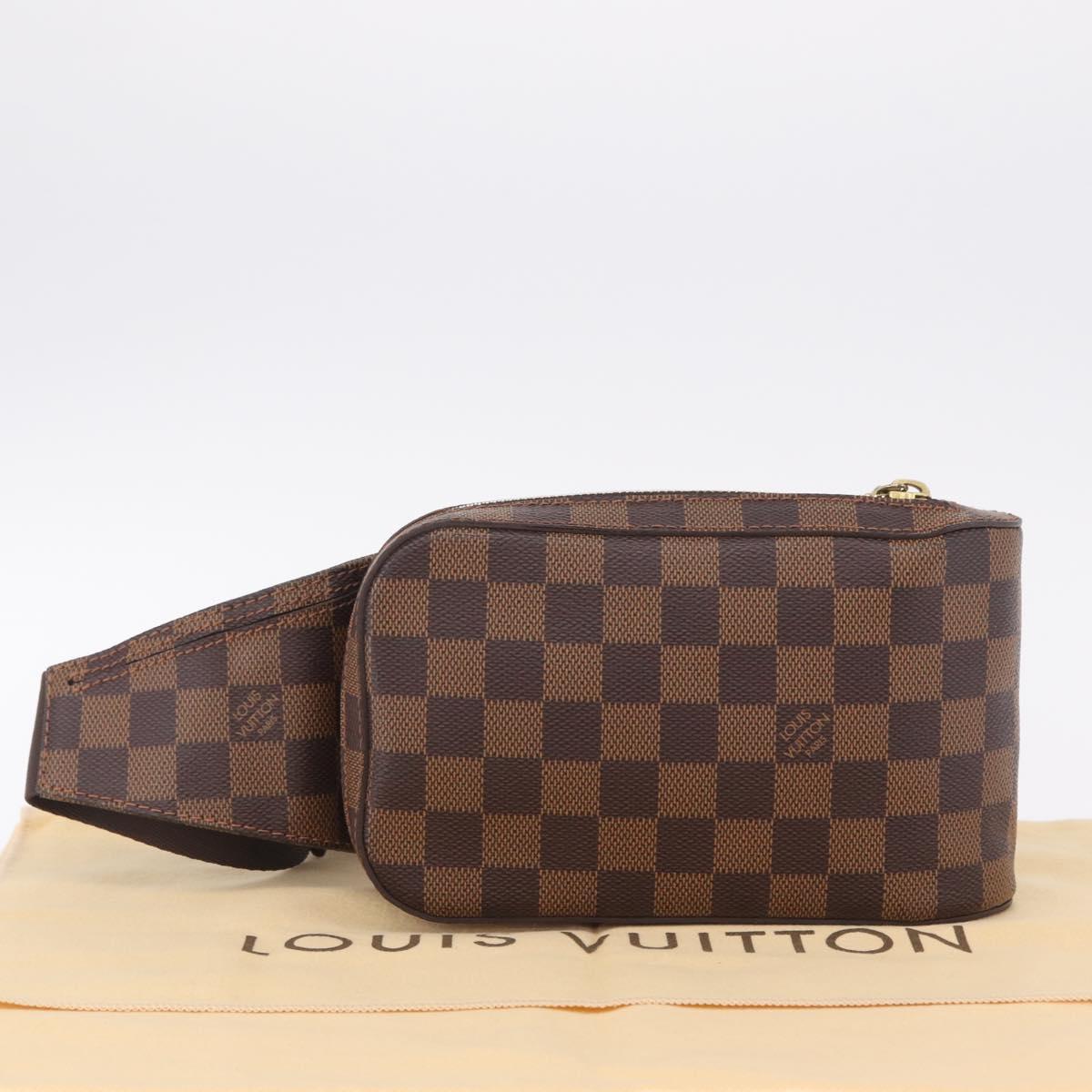 LOUIS VUITTON Damier Ebene Geronimos Shoulder Bag N51994 LV Auth ka6926V