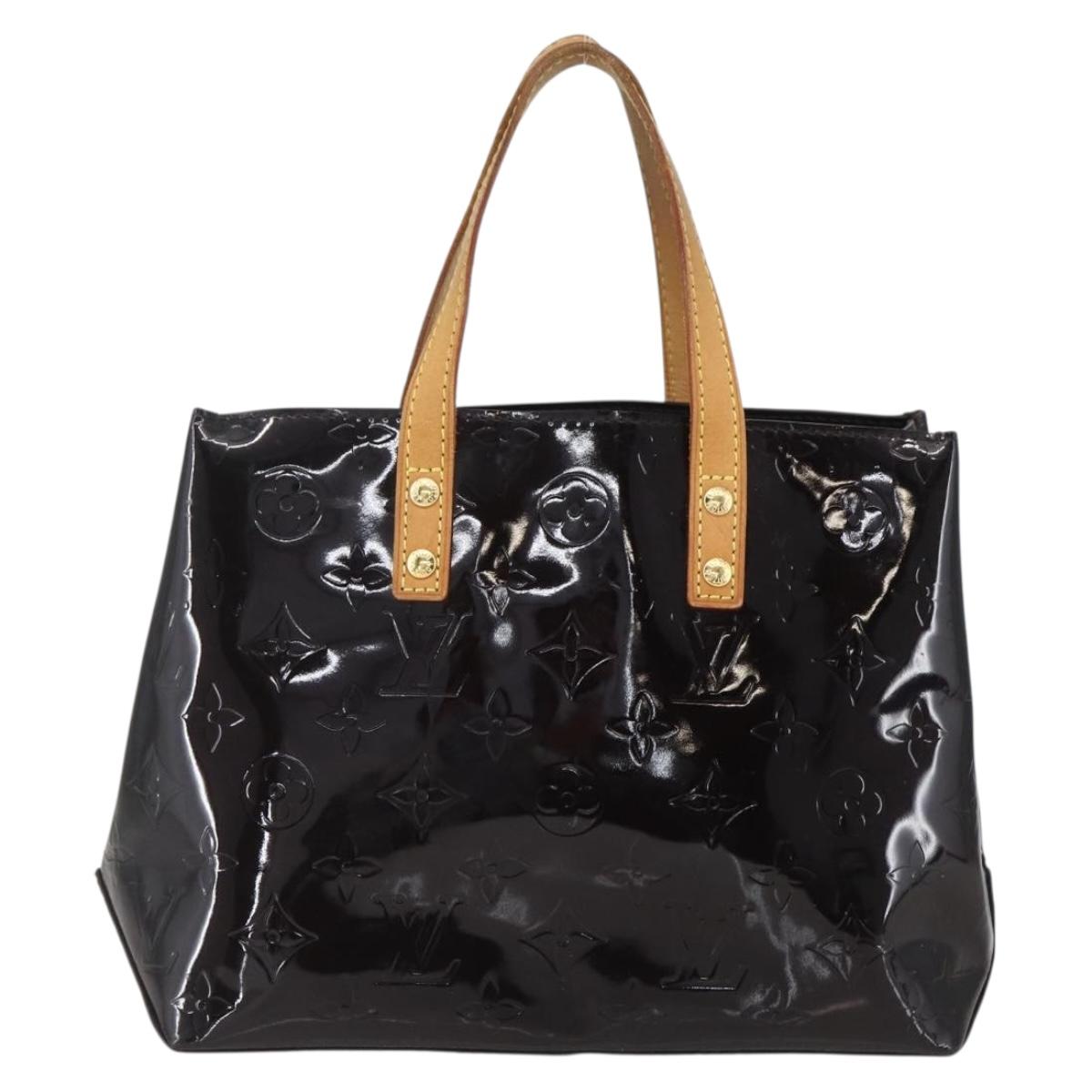 LOUIS VUITTON Monogram Vernis Reade PM Hand Bag Amarante M91993 LV Auth ka693