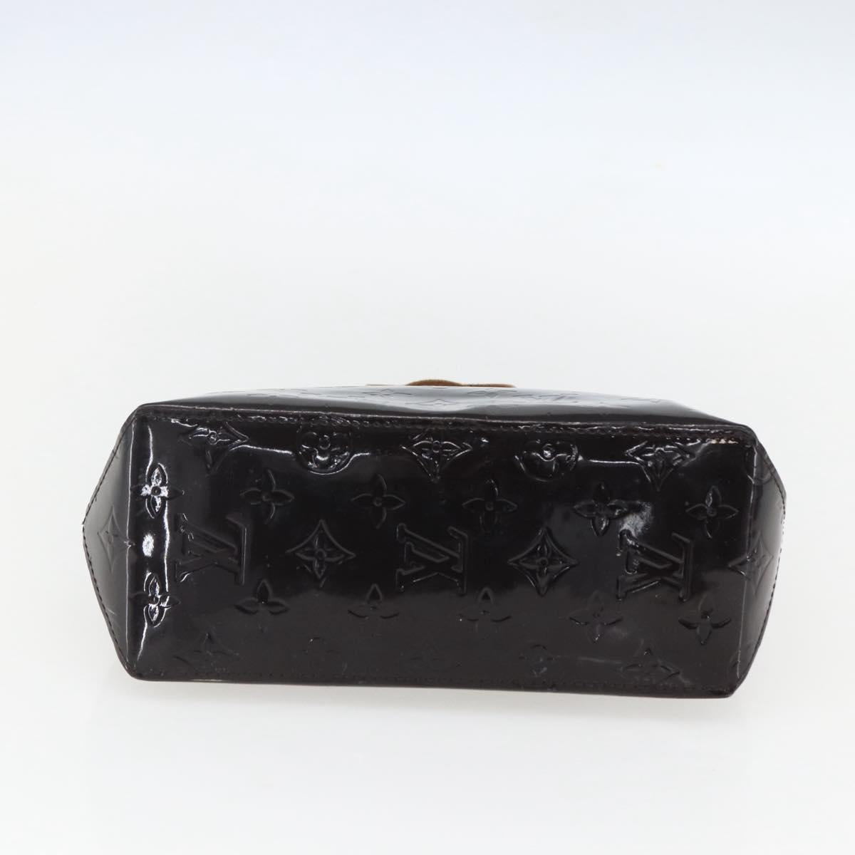 LOUIS VUITTON Monogram Vernis Reade PM Hand Bag Amarante M91993 LV Auth ka693