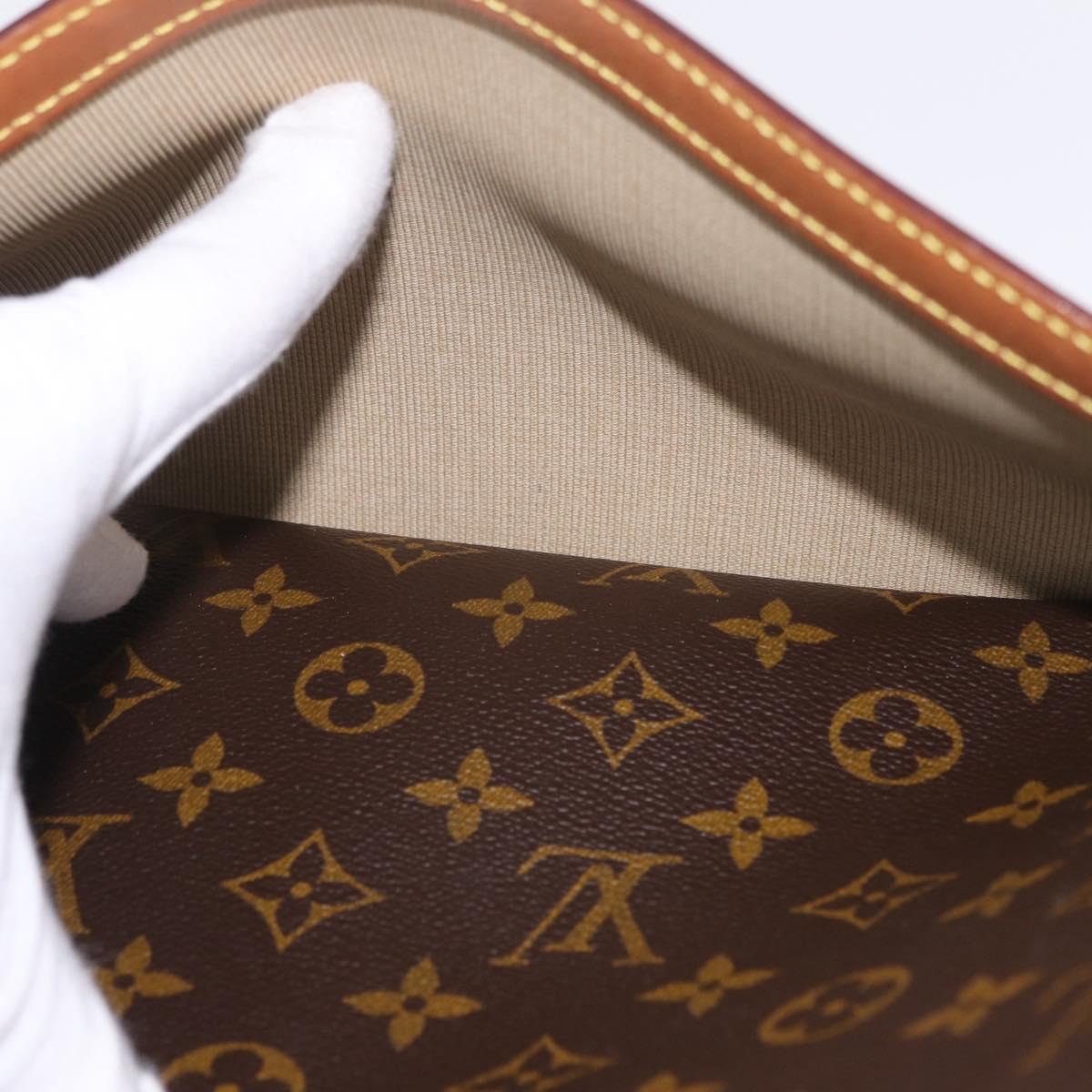 LOUIS VUITTON Monogram Reporter GM Shoulder Bag M45252 LV Auth ka6933