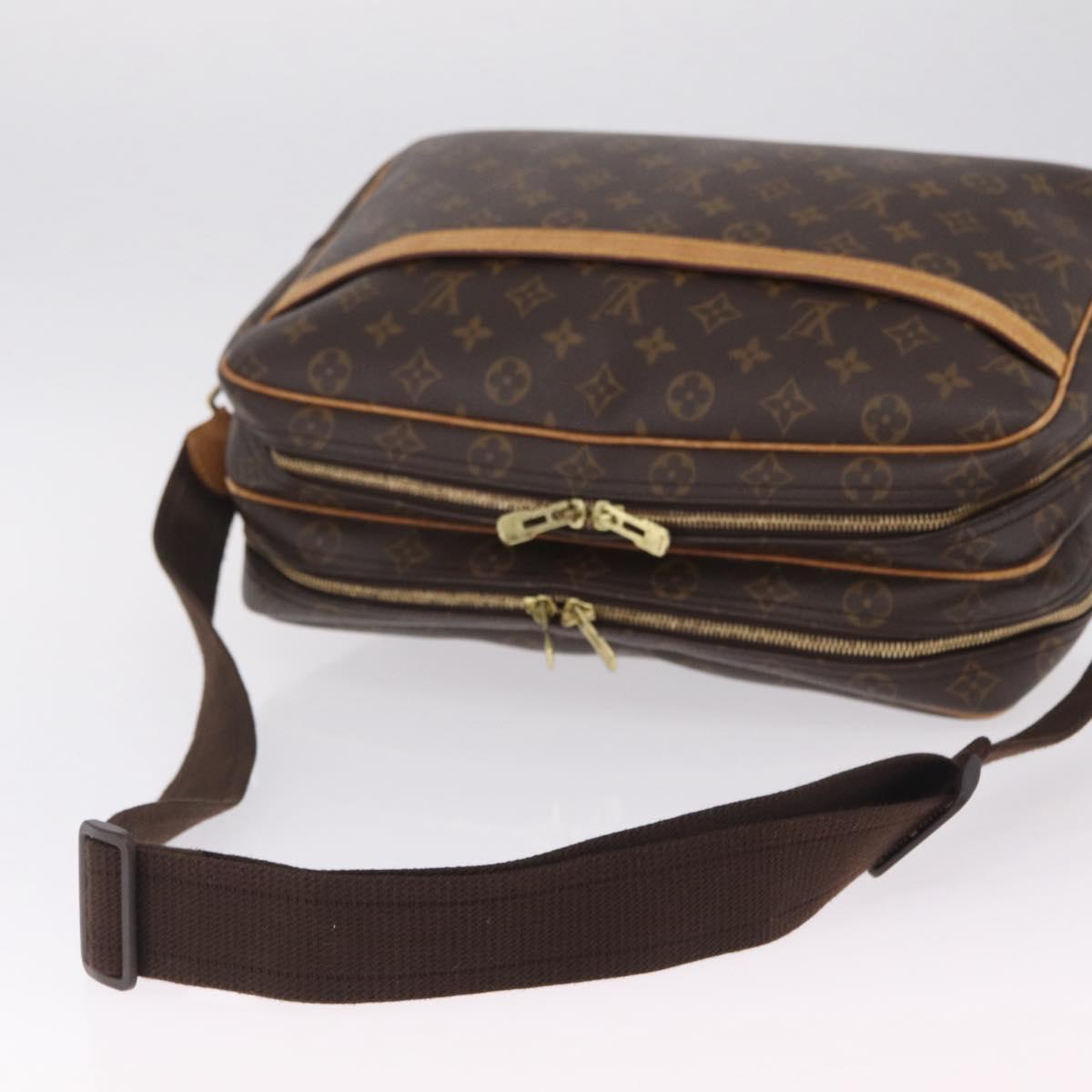 LOUIS VUITTON Monogram Reporter GM Shoulder Bag M45252 LV Auth ka6933