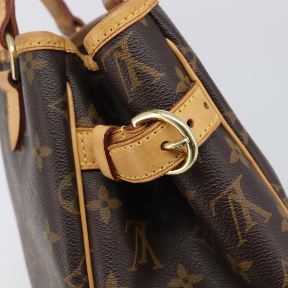 LOUIS VUITTON Monogram Batignolles Tote Bag M51156 LV Auth ka6941V