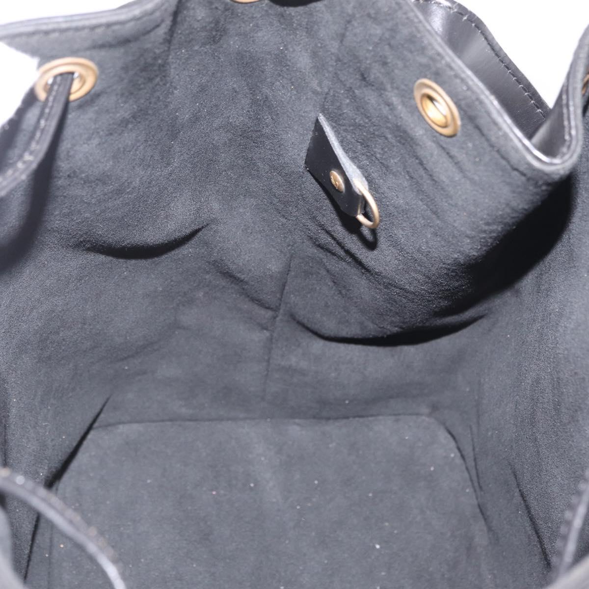 LOUIS VUITTON Epi Petit Noe Shoulder Bag Black M44102 LV Auth ka6944V