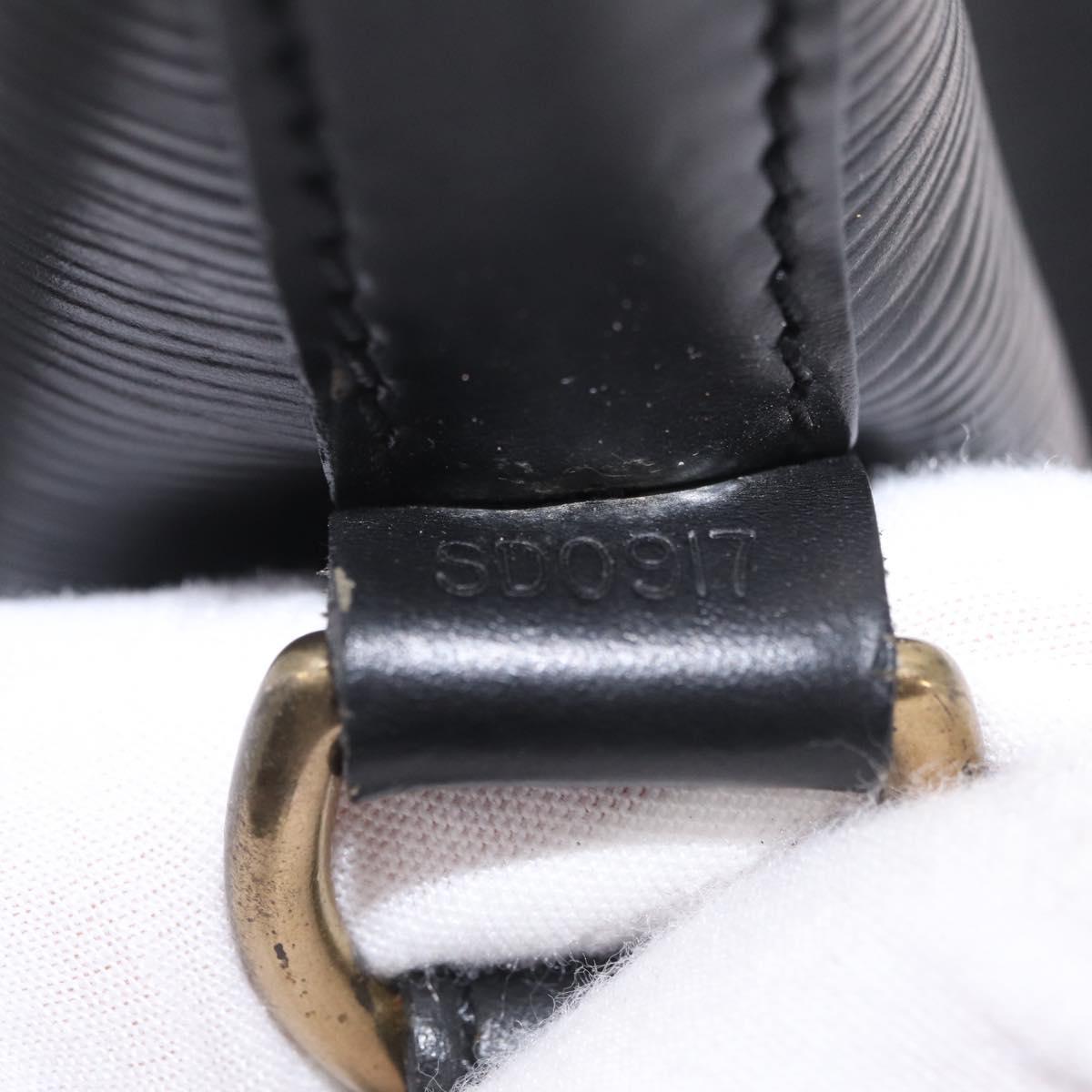LOUIS VUITTON Epi Petit Noe Shoulder Bag Black M44102 LV Auth ka6944V