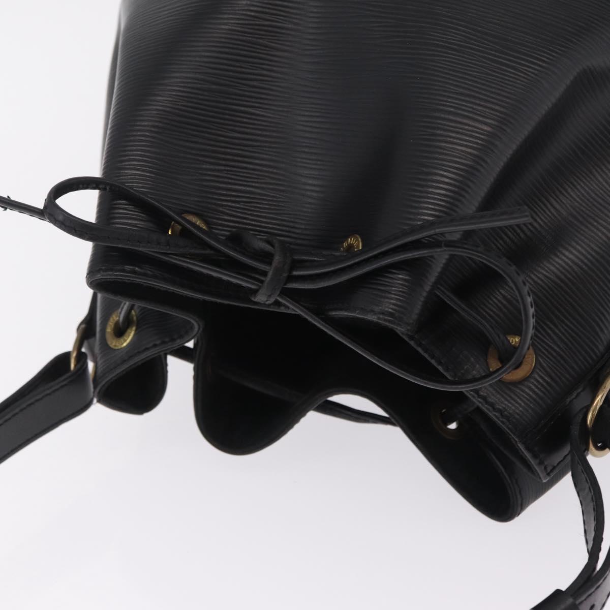 LOUIS VUITTON Epi Petit Noe Shoulder Bag Black M44102 LV Auth ka6944V