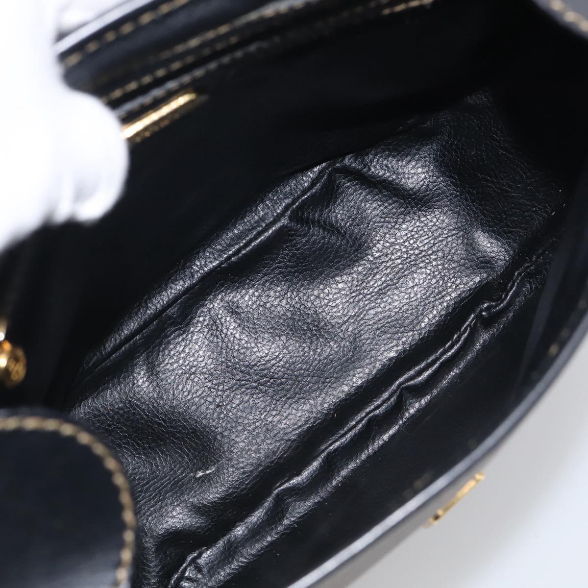 FENDI Shoulder Bag Coated Canvas Beige Gold Auth ka6955