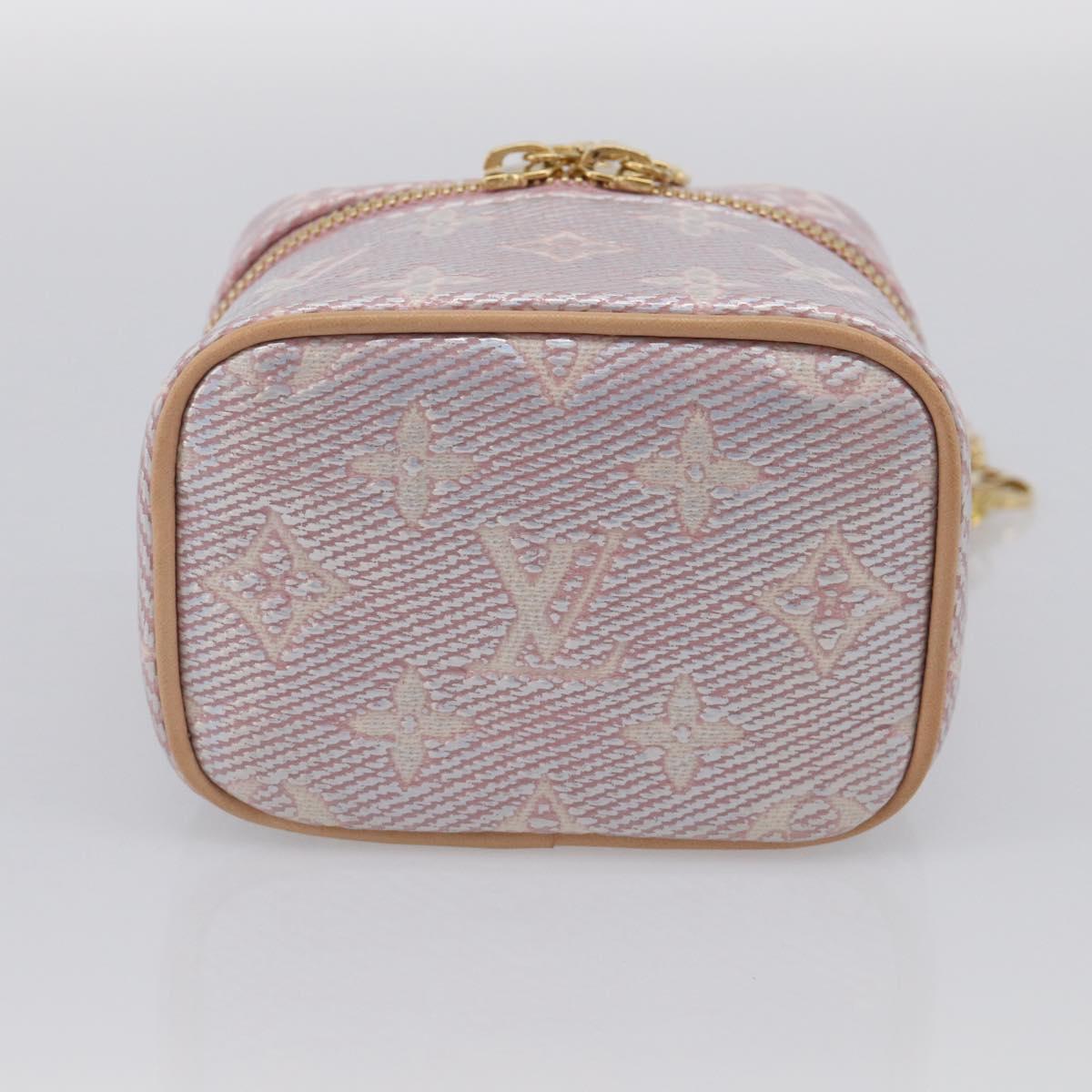 LOUIS VUITTON Monogram micro vanity Shoulder Bag Pink M82527 LV Auth ka6964SM