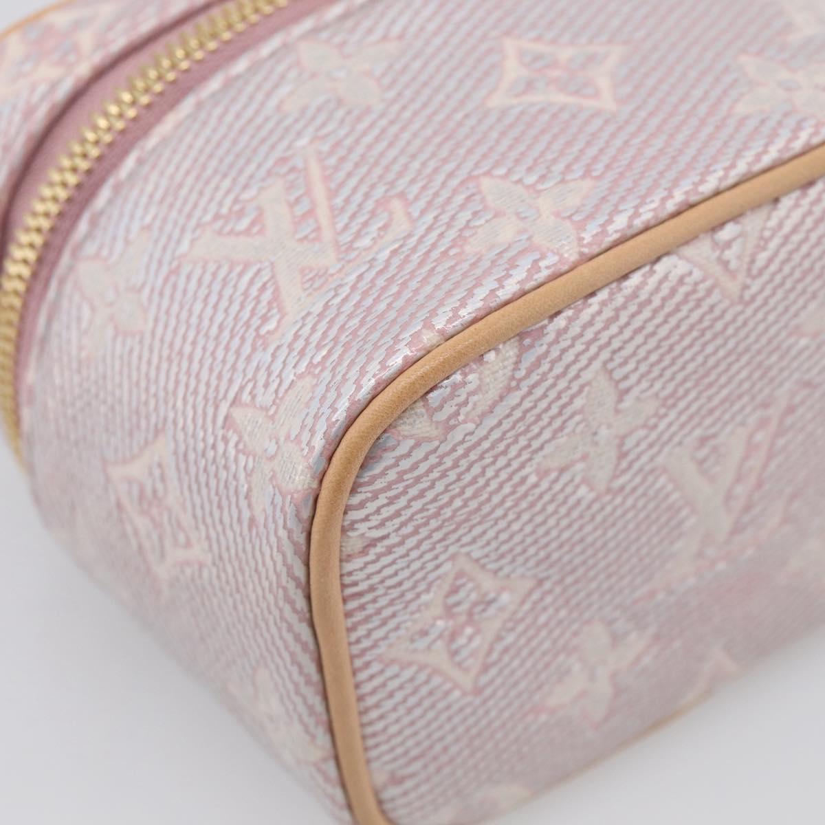 LOUIS VUITTON Monogram micro vanity Shoulder Bag Pink M82527 LV Auth ka6964SM
