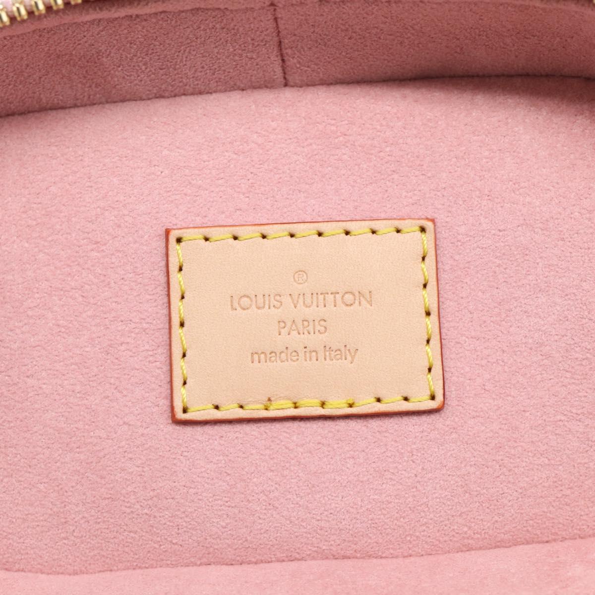 LOUIS VUITTON Monogram micro vanity Shoulder Bag Pink M82527 LV Auth ka6964SM