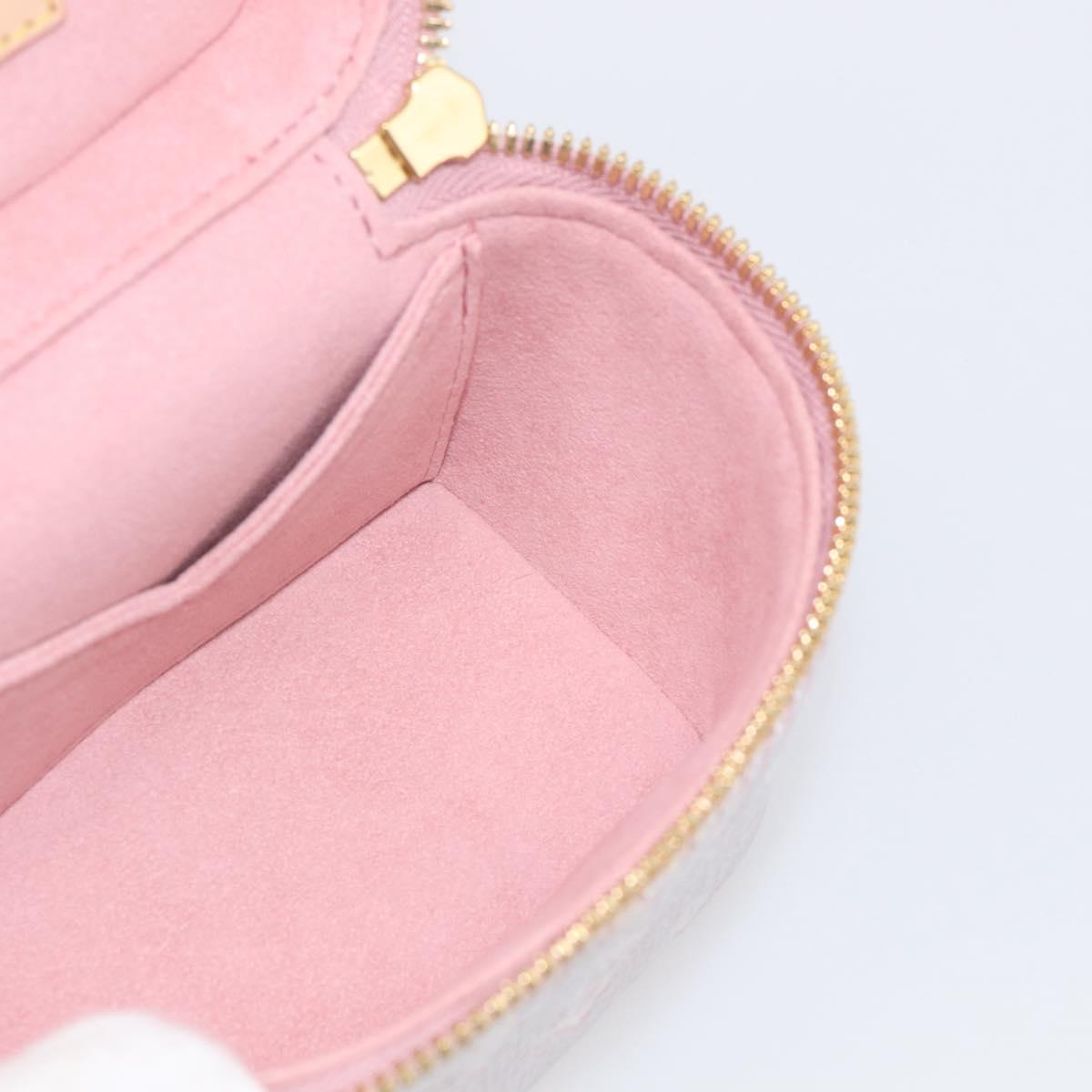 LOUIS VUITTON Monogram micro vanity Shoulder Bag Pink M82527 LV Auth ka6964SM