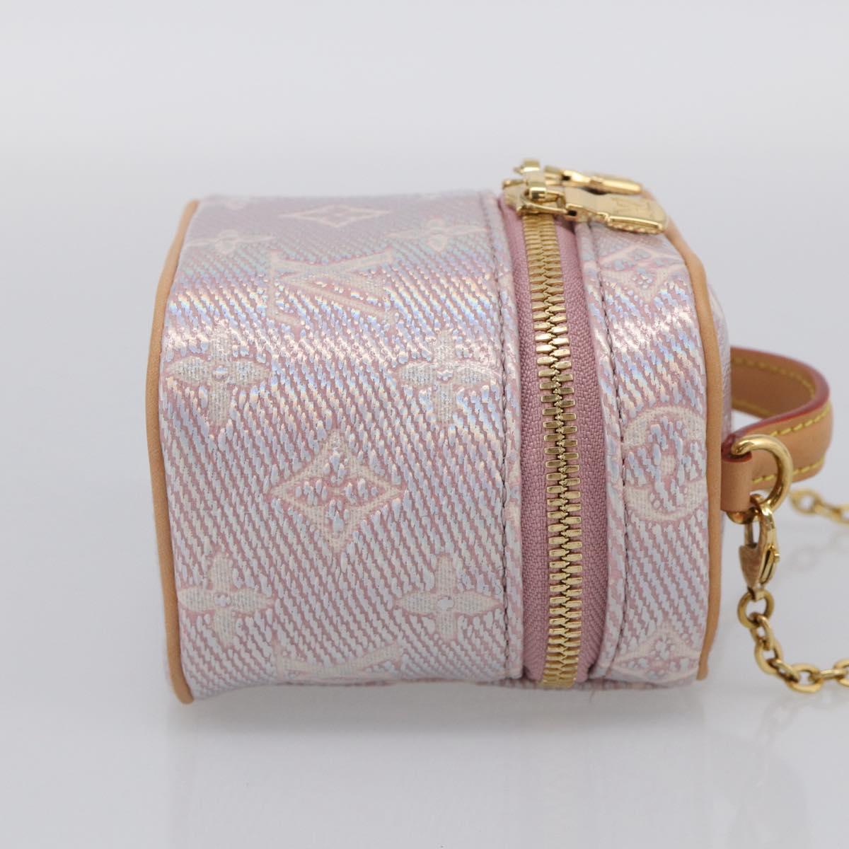 LOUIS VUITTON Monogram micro vanity Shoulder Bag Pink M82527 LV Auth ka6964SM