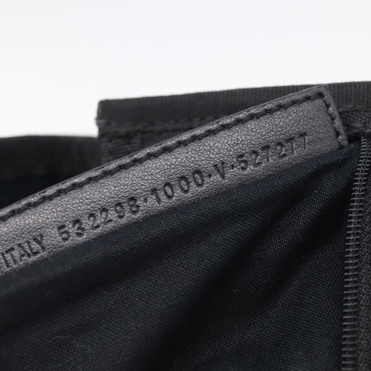 Balenciaga Shoulder Bag Canvas Black 532298 Auth ka6966