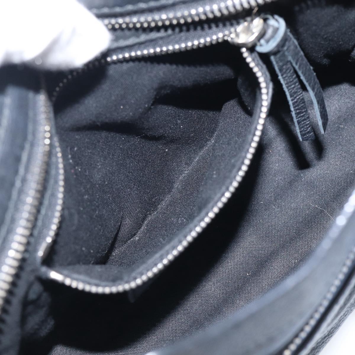 Balenciaga Mini City Hand Bag Leather 2way Black Silver 300295 Auth ka6969M