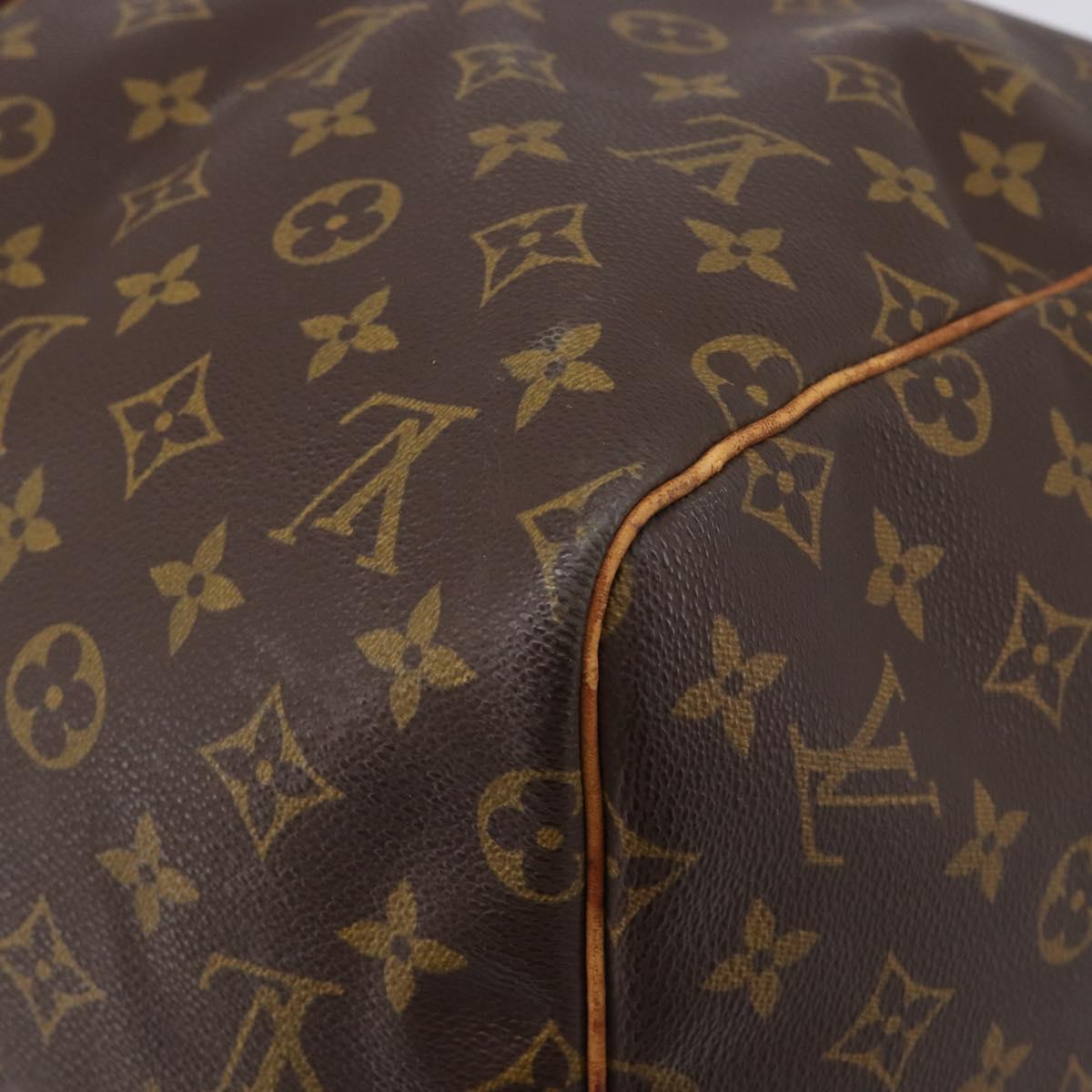 LOUIS VUITTON Monogram Keepall 55 Boston Bag M41424 LV Auth ka6971
