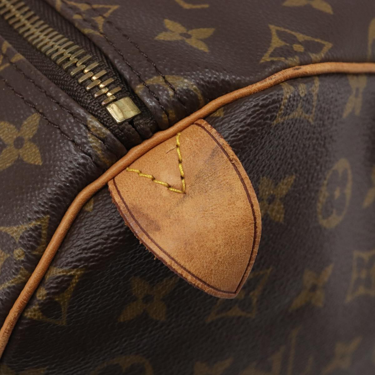 LOUIS VUITTON Monogram Keepall 55 Boston Bag M41424 LV Auth ka6971