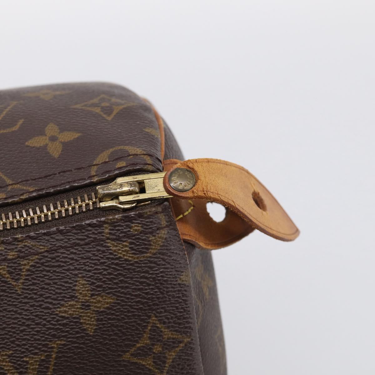 LOUIS VUITTON Monogram Speedy 35 Hand Bag M41524 LV Auth ka6972
