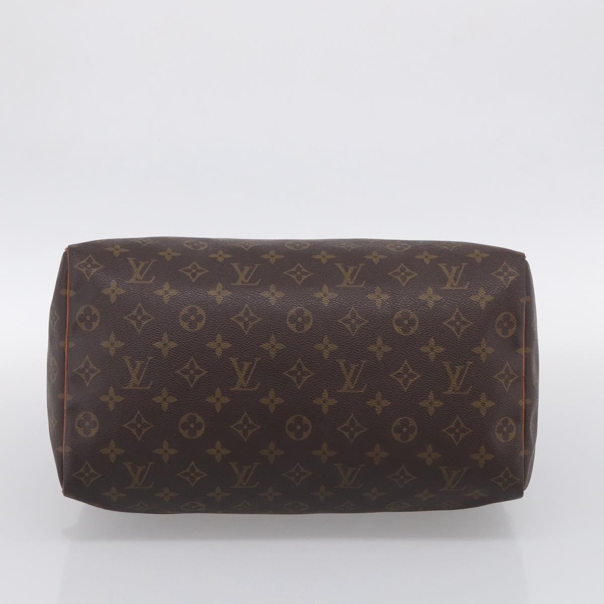 LOUIS VUITTON Monogram Speedy 35 Hand Bag M41524 LV Auth ka6972