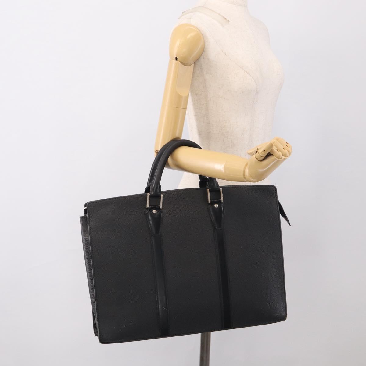 LOUIS VUITTON Taiga Porte Documents Rozan Bag Epicea M30054 LV Auth ka6973