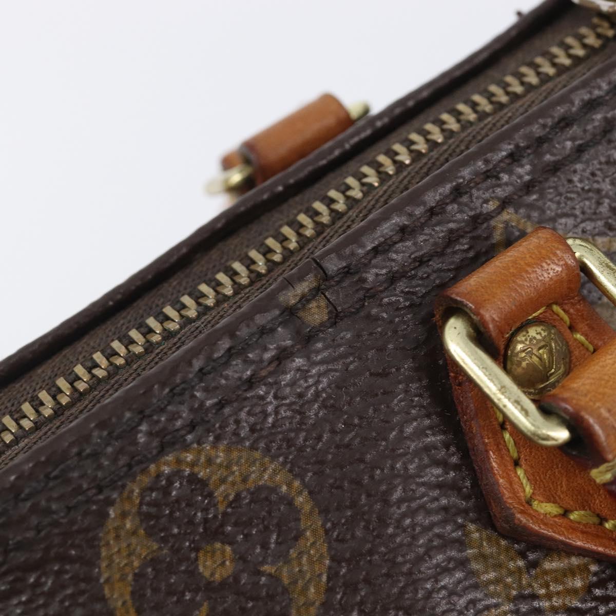 LOUIS VUITTON Monogram Nano Speedy Shoulder Bag 2way M61252 LV Auth ka6975A