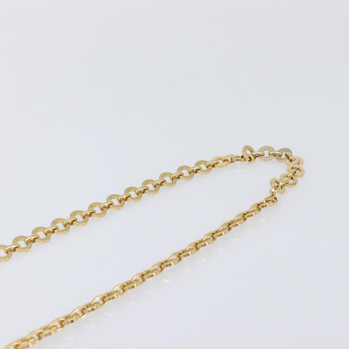 Salvatore Ferragamo Gancini Chain Bag Patent Leather Black Gold Auth ka6979