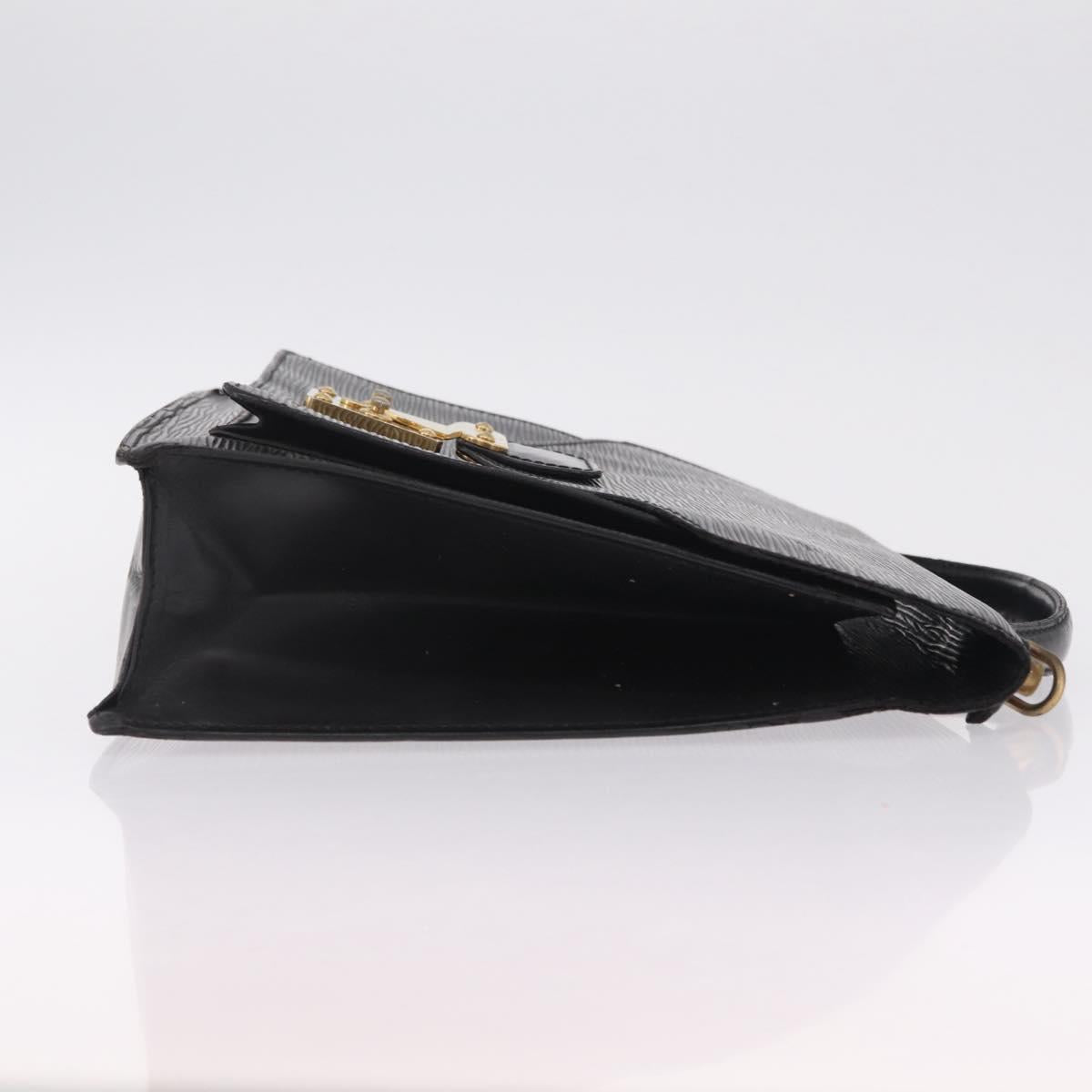 LOUIS VUITTON Epi Monceau28 Hand Bag Black M52122 LV Auth ka6985