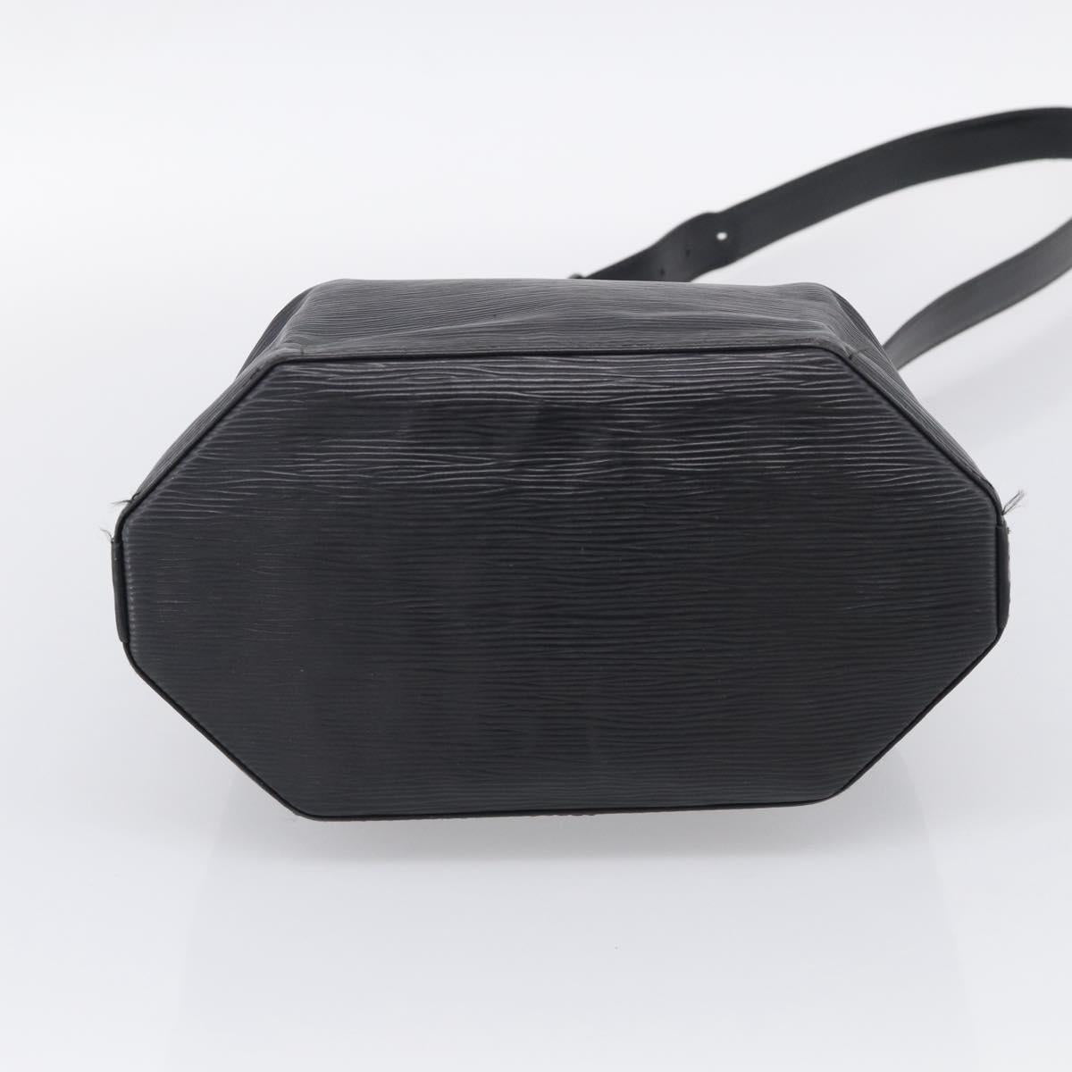 LOUIS VUITTON Epi Sac Depaule PM Shoulder Bag Black M80157 LV Auth ka6986