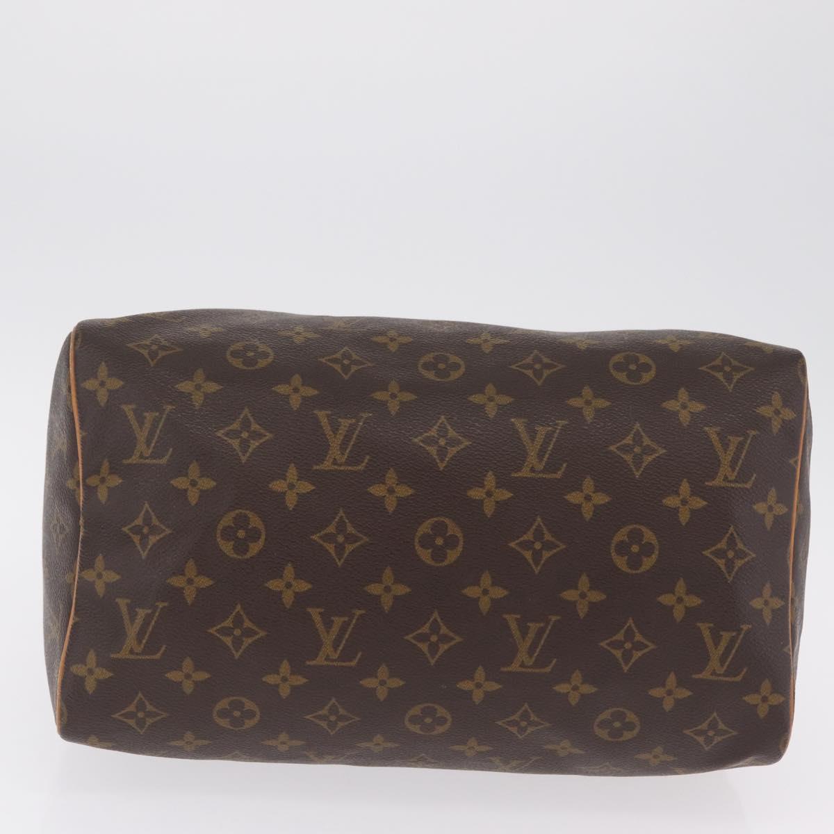 LOUIS VUITTON Monogram Speedy 30 Hand Bag M41526 LV Auth ka6994A