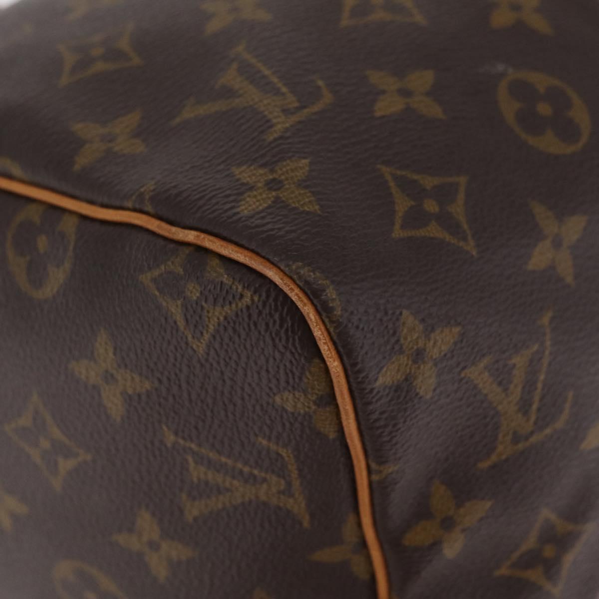 LOUIS VUITTON Monogram Speedy 30 Hand Bag M41526 LV Auth ka6994A