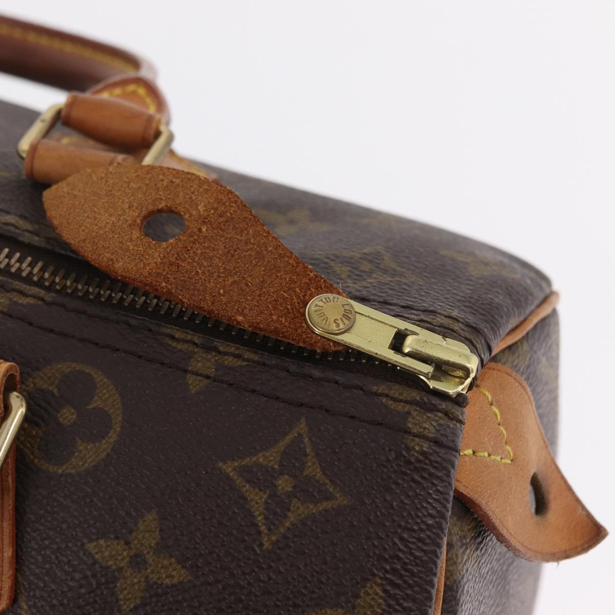 LOUIS VUITTON Monogram Speedy 30 Hand Bag M41526 LV Auth ka6994A
