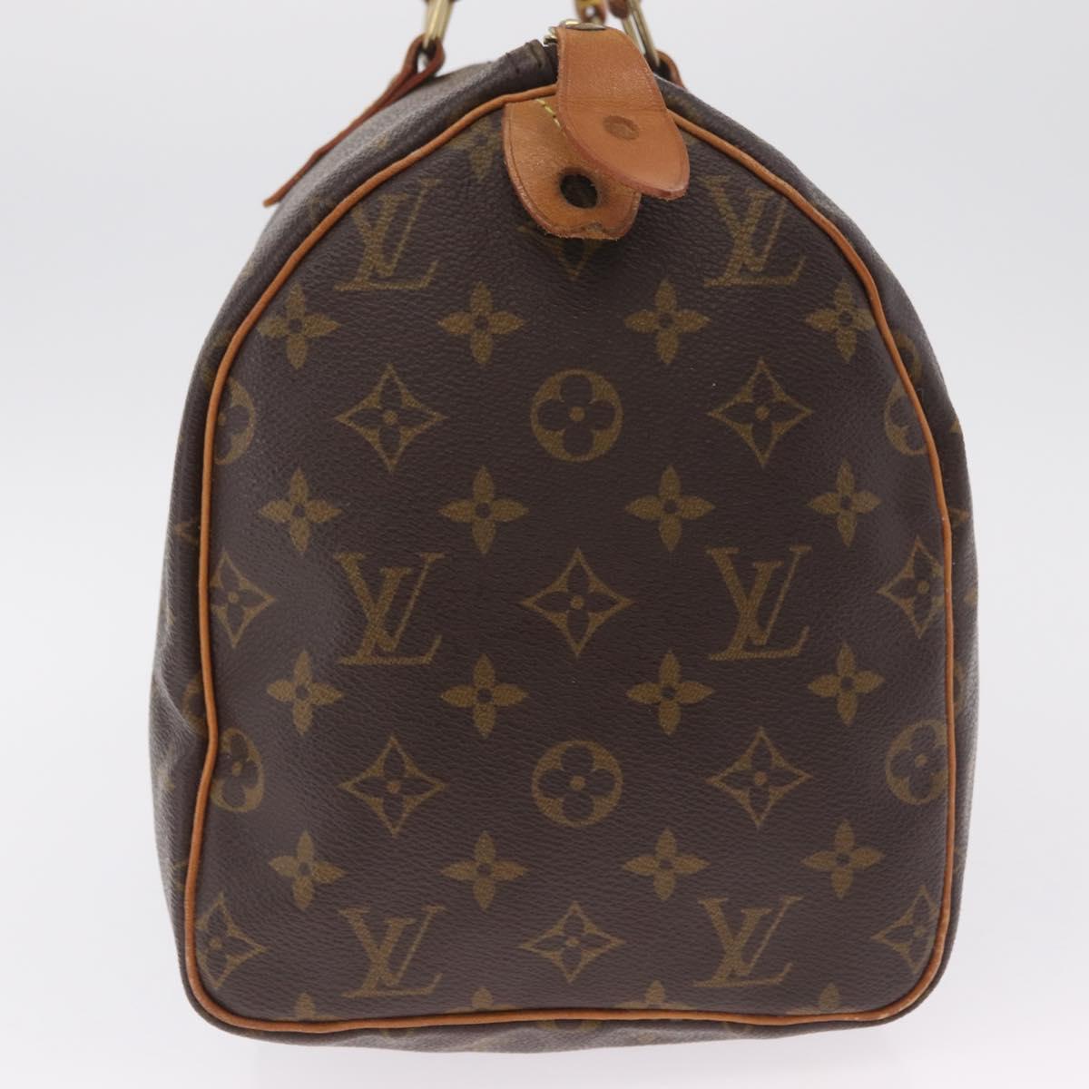 LOUIS VUITTON Monogram Speedy 30 Hand Bag M41526 LV Auth ka6994A