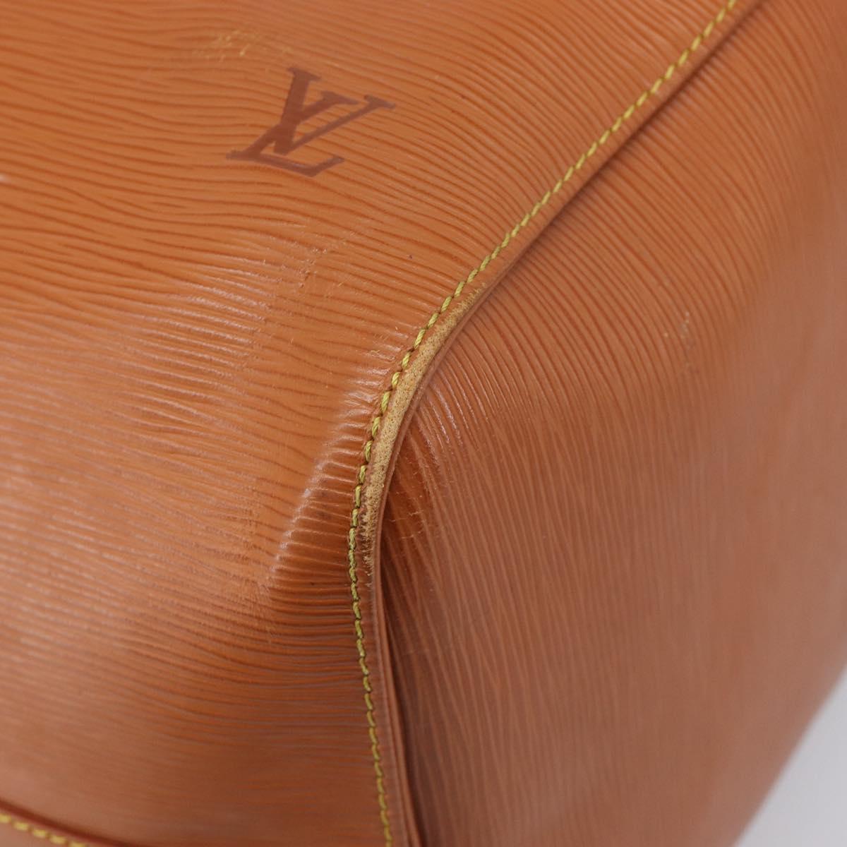 LOUIS VUITTON Epi Keepall 50 Boston Bag Zipangu Gold M42968 LV Auth ka6996