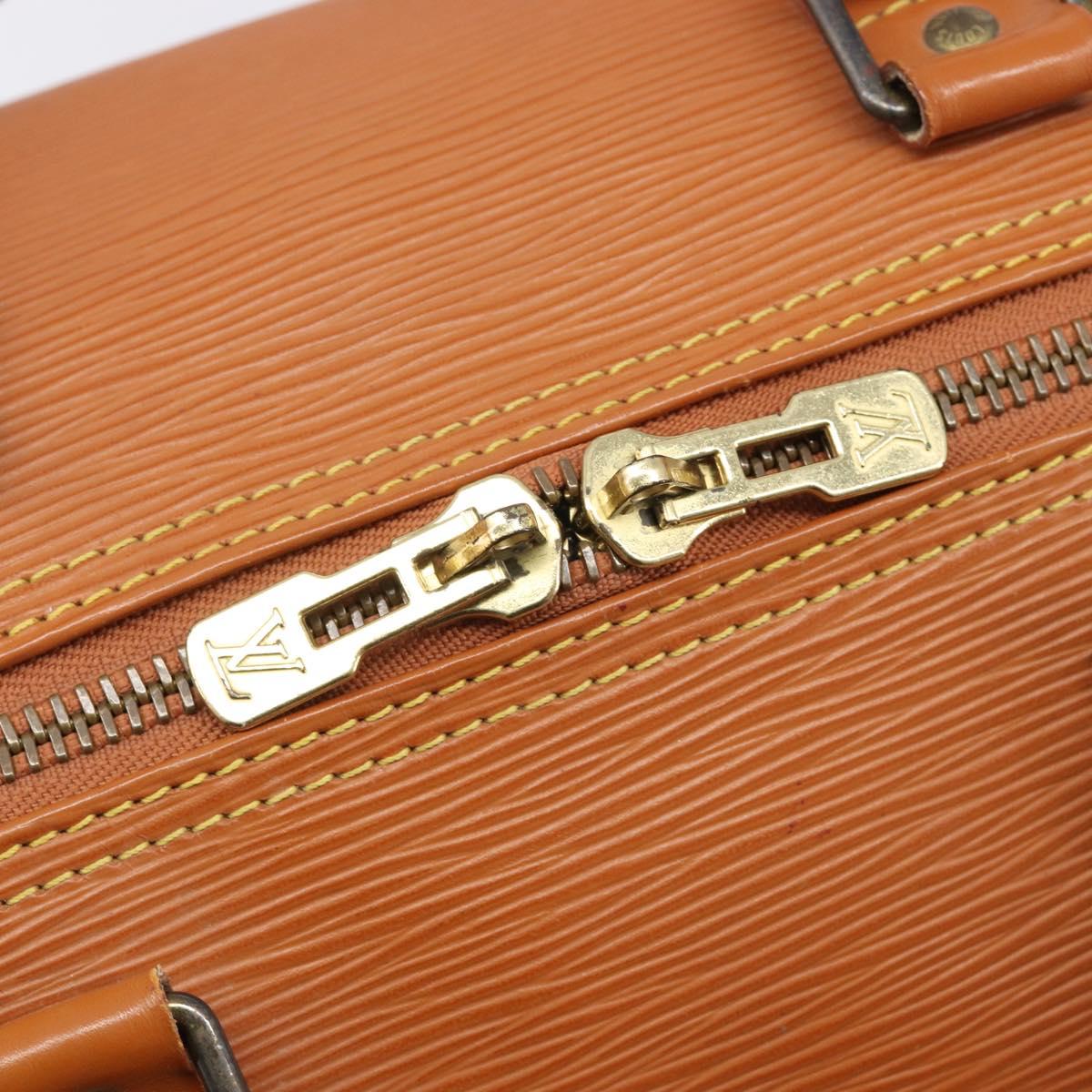 LOUIS VUITTON Epi Keepall 50 Boston Bag Zipangu Gold M42968 LV Auth ka6996