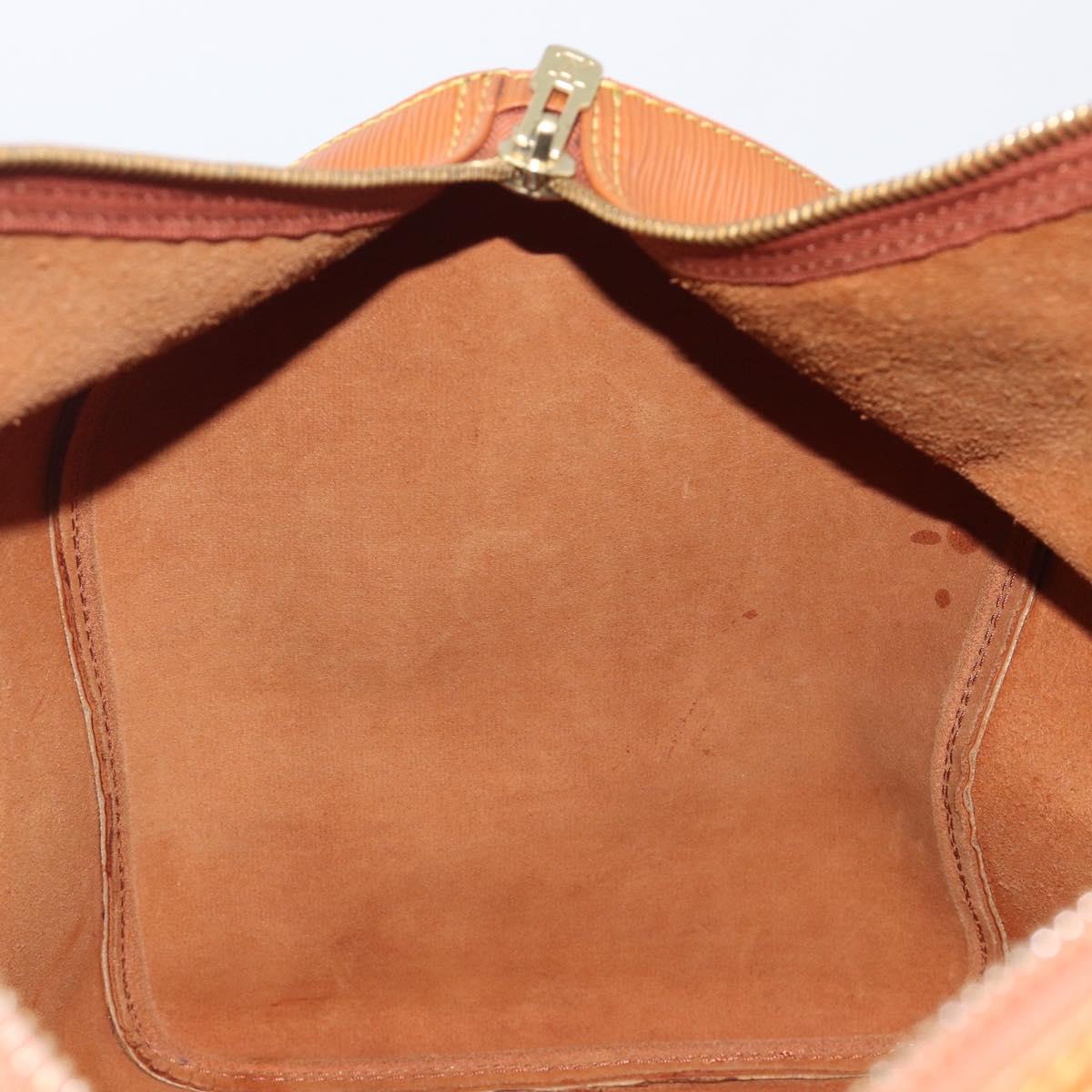 LOUIS VUITTON Epi Keepall 50 Boston Bag Zipangu Gold M42968 LV Auth ka6996