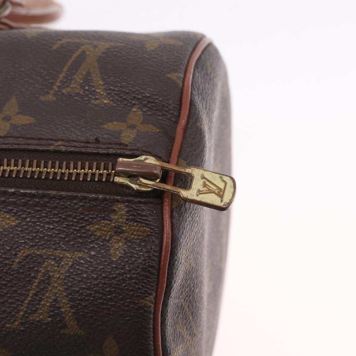 LOUIS VUITTON Monogram Papillon 30 Hand Bag M51365 LV Auth ka6999
