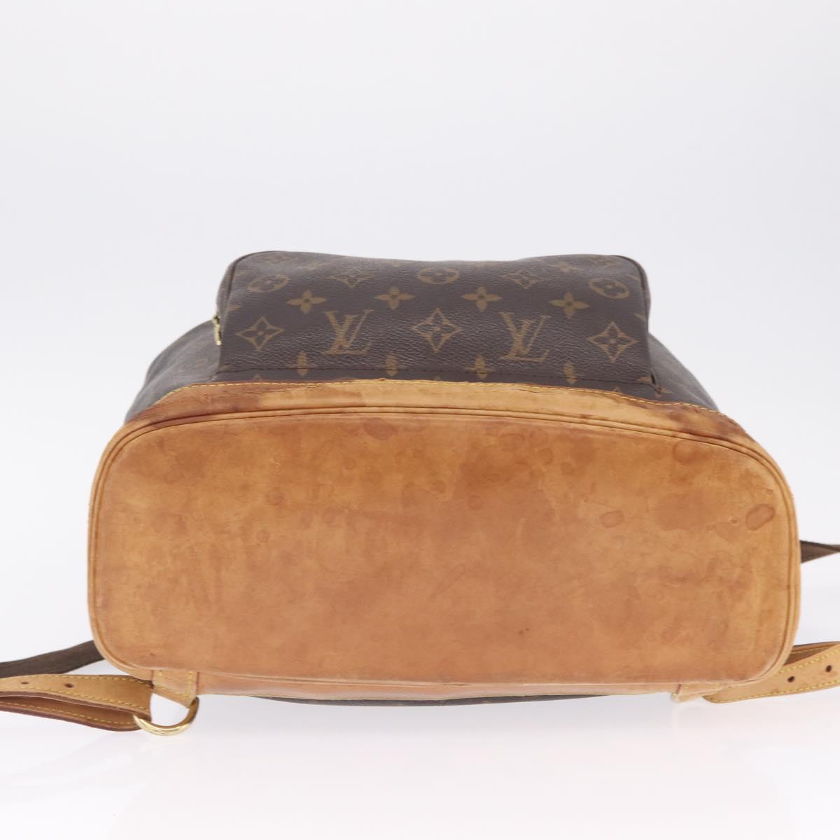 LOUIS VUITTON Monogram Montsouris GM Backpack M51135 LV Auth ka7004